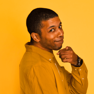 Mike Jones Pointing at Camera